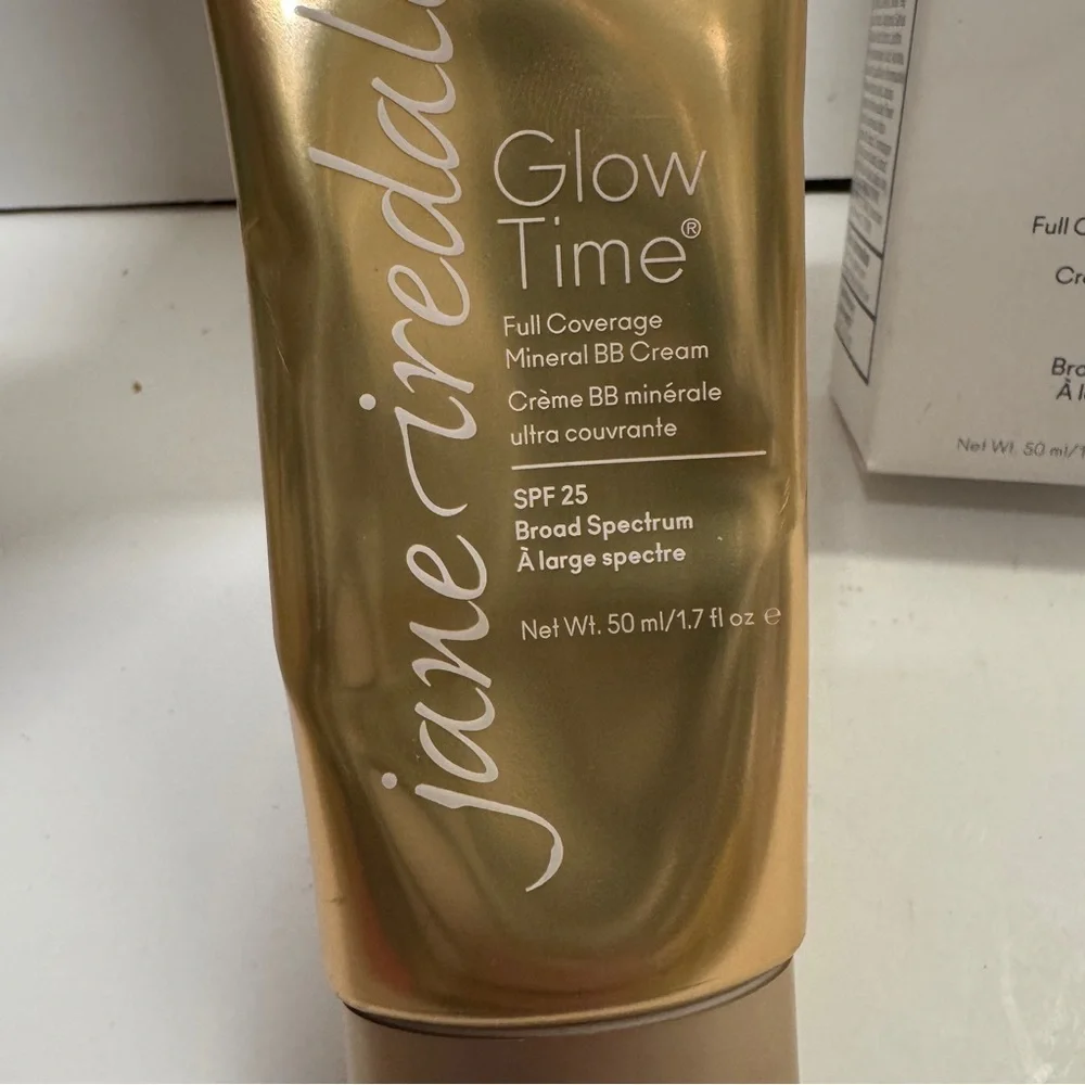 Jane Iredale Glow Time Full Coverage Mineral BB Cream BB1 Spf 25 1.7 OZ